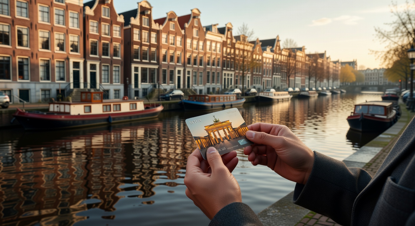 Amsterdam canals and houses