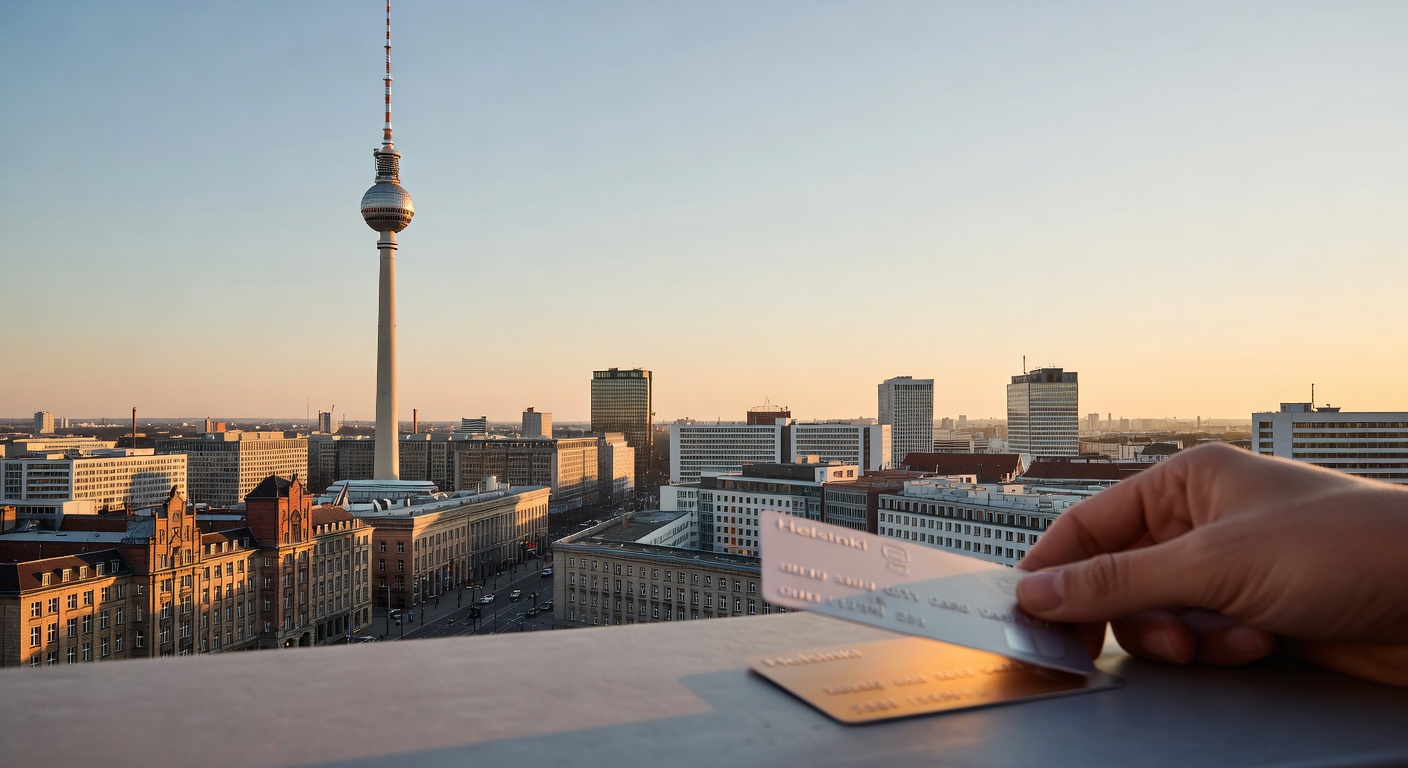 Berlin television tower and skyline